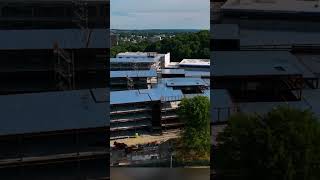 Great progress on Doherty Memorial High School’s construction I see walls worcester [upl. by Zachar]