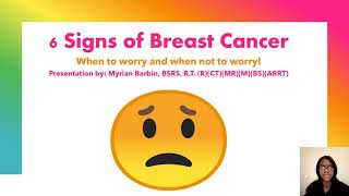 Breast Cancer Don’t Ignore These 6 Warning Signs and Symptoms [upl. by Maziar]