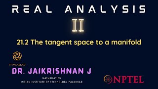 212 The tangent space to a manifold [upl. by Georgina]