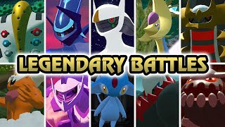 Pokémon Legends Arceus  All Legendary Pokémon Battles HQ [upl. by Vincelette]