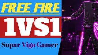 FREE FIRE 1vs1 Super Vigo Gamer custom video free fire game free fire clips free fire game [upl. by Desimone]