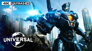 Pacific Rim Uprising  Infected Drone Attack in 4K HDR [upl. by Nelram]