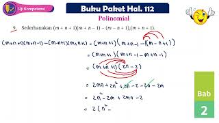 UJI KOMPETENSI NO 9 POLINOMIAL MATEMATIKA TINGKAT LANJUT SMA KELAS 11 bukupaket matematikasma [upl. by Fabien714]