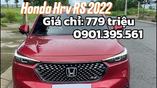 Honda HRV RS lướt giá chỉ 779 triệu  tiết kiệm so với mua mới  còn được thêm phụ kiện theo xe [upl. by Namref]