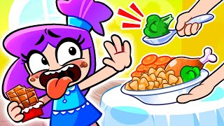 I Dont Want 😫Eat healthy food 🥗 animation kids funny [upl. by Maleki]