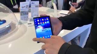 Foldable Phones Debut at CES [upl. by Trebleda]