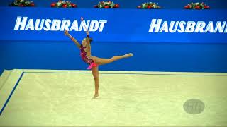 STEPANKOVA Denisa CZE  2017 Rhythmic Worlds Pesaro ITA  Qualifications Clubs [upl. by Cohl171]