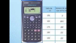 calculo de media mediana y moda casio 82wmv1 [upl. by Siahc643]