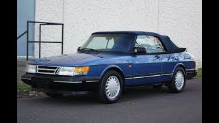 1993 Saab 900S Convertible [upl. by Mcconnell]