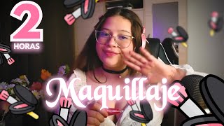 asmr 💄TE MAQUILLO ✌🏻 2 HORAS para DORMIR 😴 Vivalen ASMR [upl. by Fayth]