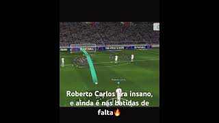 Uma das batidas d falta mais lindas futebolbrasileiro efootballmobile robertocarlos viralshorts [upl. by Neyut566]