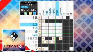 Picross S4 DEMO  50 Minute Playthrough Switch [upl. by Arriat]