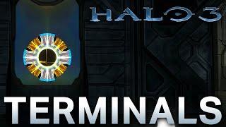 Halo 3 – Terminal Locations amp Lore [upl. by Htrowslle]