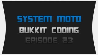 Bukkit Coding  Episode 23 System MOTD [upl. by Franza]