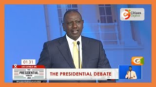 Kenya Kwanza Presidential candidate William Ruto on Presidential Debate 2022 [upl. by Jesus]