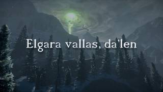 ♫ Dalish Lullaby ➽ Mir Dalen Somniar acapella w lyrics [upl. by Klimesh32]