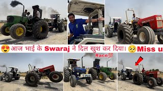 आज तो मजा आ गया।Swaraj 855 Vs farmtrac 60Jd5210 Big tyre tractor Tochan  🥹Miss u Nishu Bhai 💔😭 [upl. by Dorie]