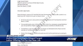 Convicted Boy in the Box father Timothy Ferriters job offer letter to judge allegedly forged [upl. by Anawaj567]