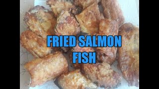 Fried Salmon Belly [upl. by Arlo]