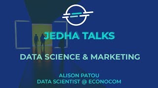 Data Science amp Marketing  Webinar avec Alison Data Scientist  Econocom [upl. by Rainah]