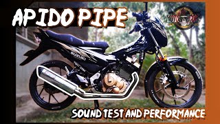 Apido Pipe for Raider 150  MotoCore PH [upl. by Eleik585]