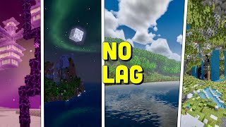 Top 5 Best NEW NO LAG Minecraft Bedrock 121 Ultra Realistic Shaders iOS Android Windows [upl. by Nulubez175]