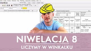 Geodezja  niwelacja Winkalk dla technik geodeta [upl. by Donal]