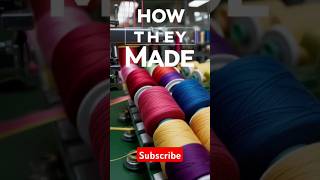 How sewing threads are made 🤔shorts trend [upl. by Okim]