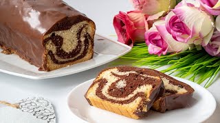 Babka biszkoptowa z kakao i polewą czekoladową😋 [upl. by Itsuj998]