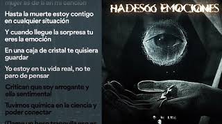 HADES66  EMOCIONES LETRA [upl. by Ilario]