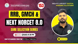 RRB  GMCH  Next NORCET 80 part16  By RN Sir AIIMS JODHPUR tncnursing [upl. by Chainey602]