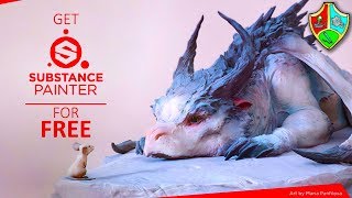 How to Get SUBSTANCE PAINTER for FREE [upl. by Baptist]