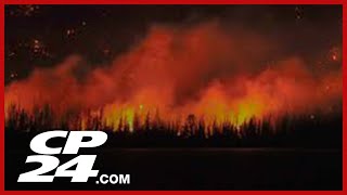 Latest on wildfires in western Canada [upl. by Akerdnahs]