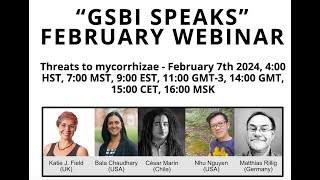 quotGSBI Speaksquot Webinar  Threats to Mycorrhizae [upl. by Kramer]