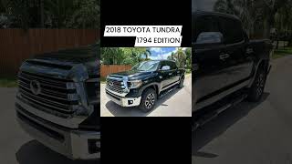 2018 TOYOTA TUNDRA 1794 EDITION toyota tundra 1794 edition matias toyotalife toyotaproace [upl. by Criswell]