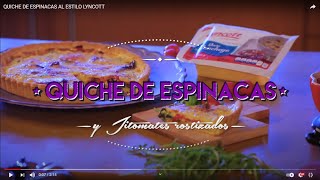 Quiche de Espinacas y Jitomates Rostizados [upl. by Alake]