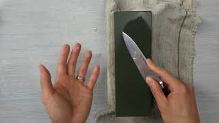 How to Sharpen Paring Knife by hand [upl. by Aihsekel867]