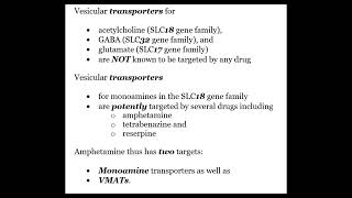 STAHLS  Chapter 2  7 SLC18 GENE FAMILY AS TARGETS OF PSYCHOTROPIC DRUGS psychiatrypharmacology [upl. by Bilak]