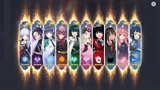 Ayaka and other same Characters VA Saori Hayami  Gacha Animation Fan edit [upl. by Rodrich]