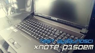 Techniczny Husiek  Laptop XNOTE P150EM  Test Wydajności [upl. by Romine]