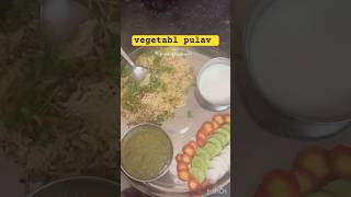 vegetabl pulav recipe…👉🏻SulekhaJangid youtubeshorts minivlog pulav rice shorts [upl. by Clayborne]