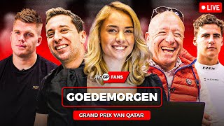 Goedemorgen GPFans met Rudy Van Buren Coronel Frijns en Schuring  F1 GP Qatar [upl. by Arvell]