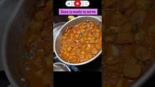 Soya chunks curry easycooking soyarecipe foodsoyabean soyachunksgravysoyachunks soyabeancurry [upl. by Ycul]