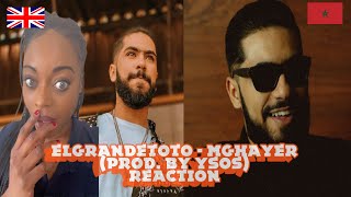 ElGrandeToto  Mghayer  Prod By Ysos 🇬🇧Reaction 🇲🇦💨 [upl. by Haland376]