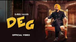 Deg Babbu Maan Official Song New Punjabi Song 2022  Adab Punjabi 2 Album Song 2022 [upl. by Neerod]