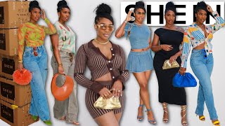 SHEIN Summer To Fall Try on Haul  Styling Ideas [upl. by Amador]