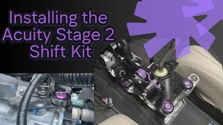 Acuity Stage 2 shift kit install and review on Integra TypeS [upl. by Sosthena]