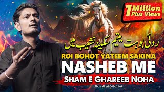 ROI BOHAT YATEEM SAKINA NASHEB ME  Abbas Ali Arfi Noha 2024  Sham e Ghareeba  10 Muharram Noha [upl. by Aivartal402]