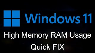 FIX Windows 11 High Memory Usage  How to Fix 100 CPU Usage Windows 11 in HINDIURDU [upl. by Emmalyn982]