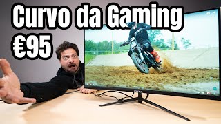 FYHXele Monitor Curvo da Gaming 2ms 75Hz a €95 [upl. by Cole]